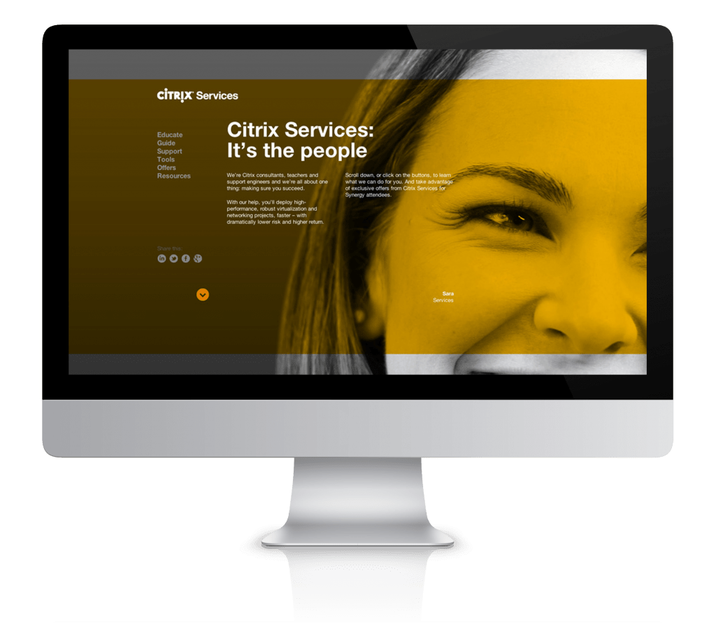 Citrix Synergy Microsite 2012