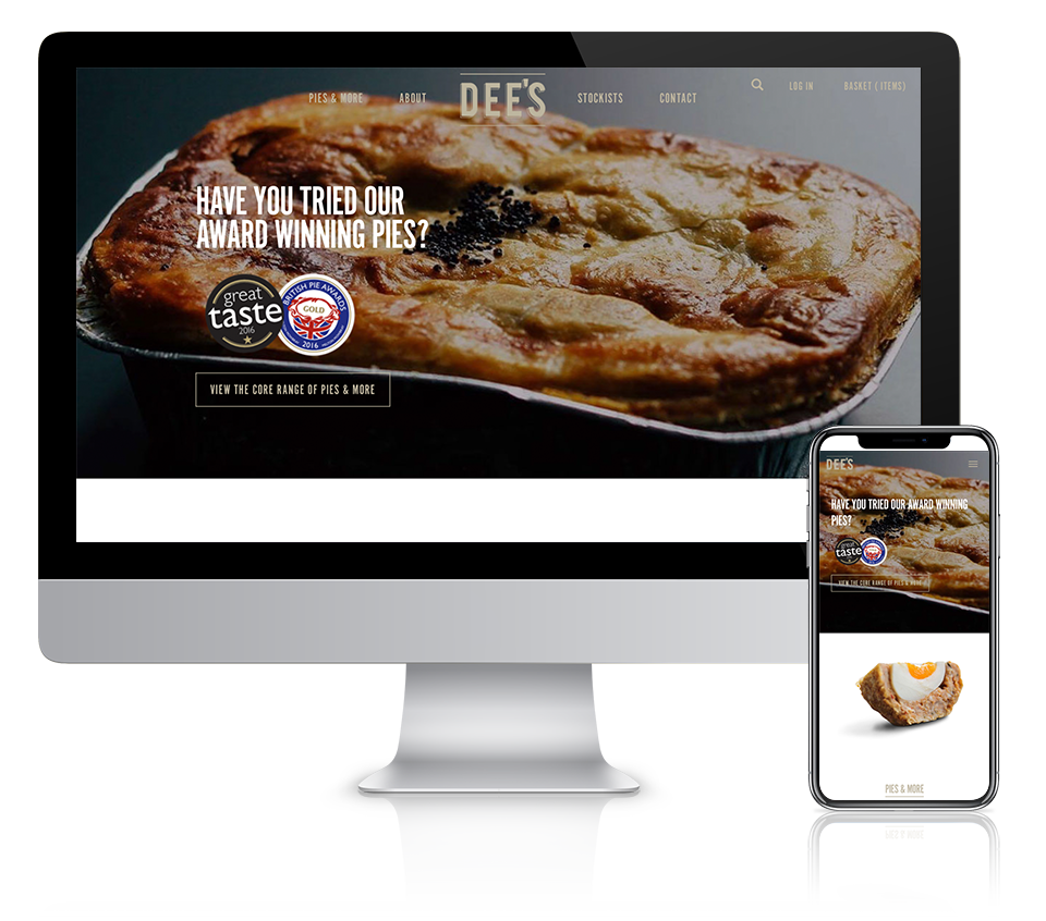 Dees Pies Desktop & Mobile