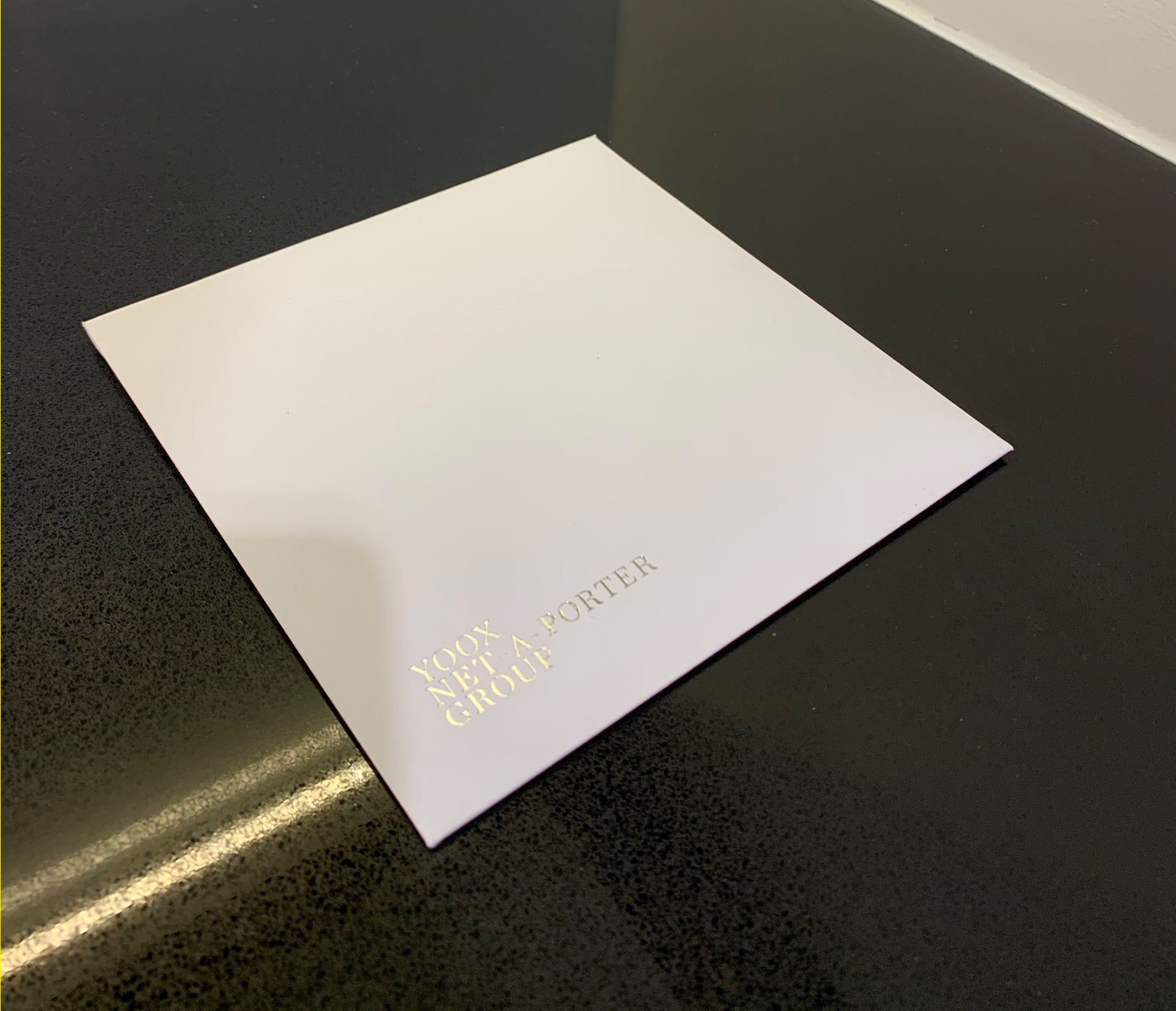 Holiday card 2019 envelope