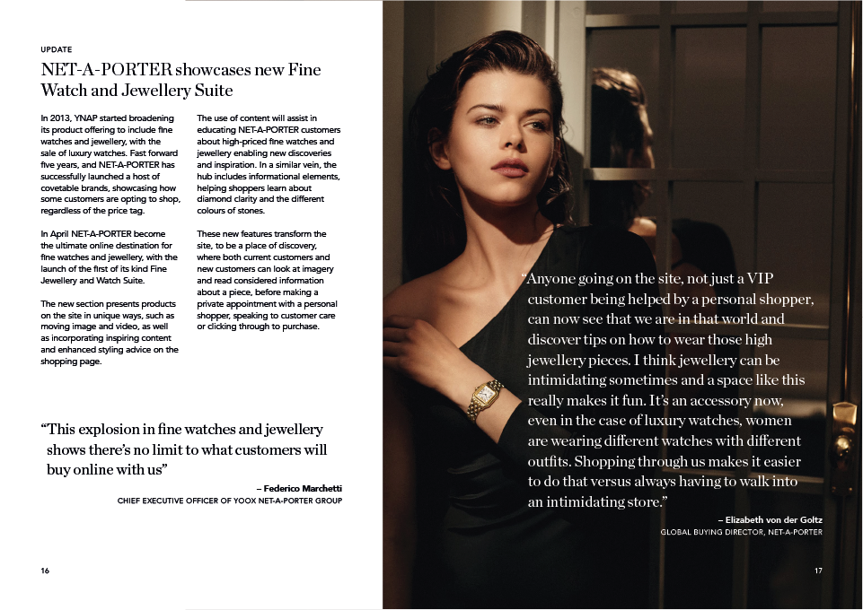 NET-A-PORTER news story for YNAP company news
