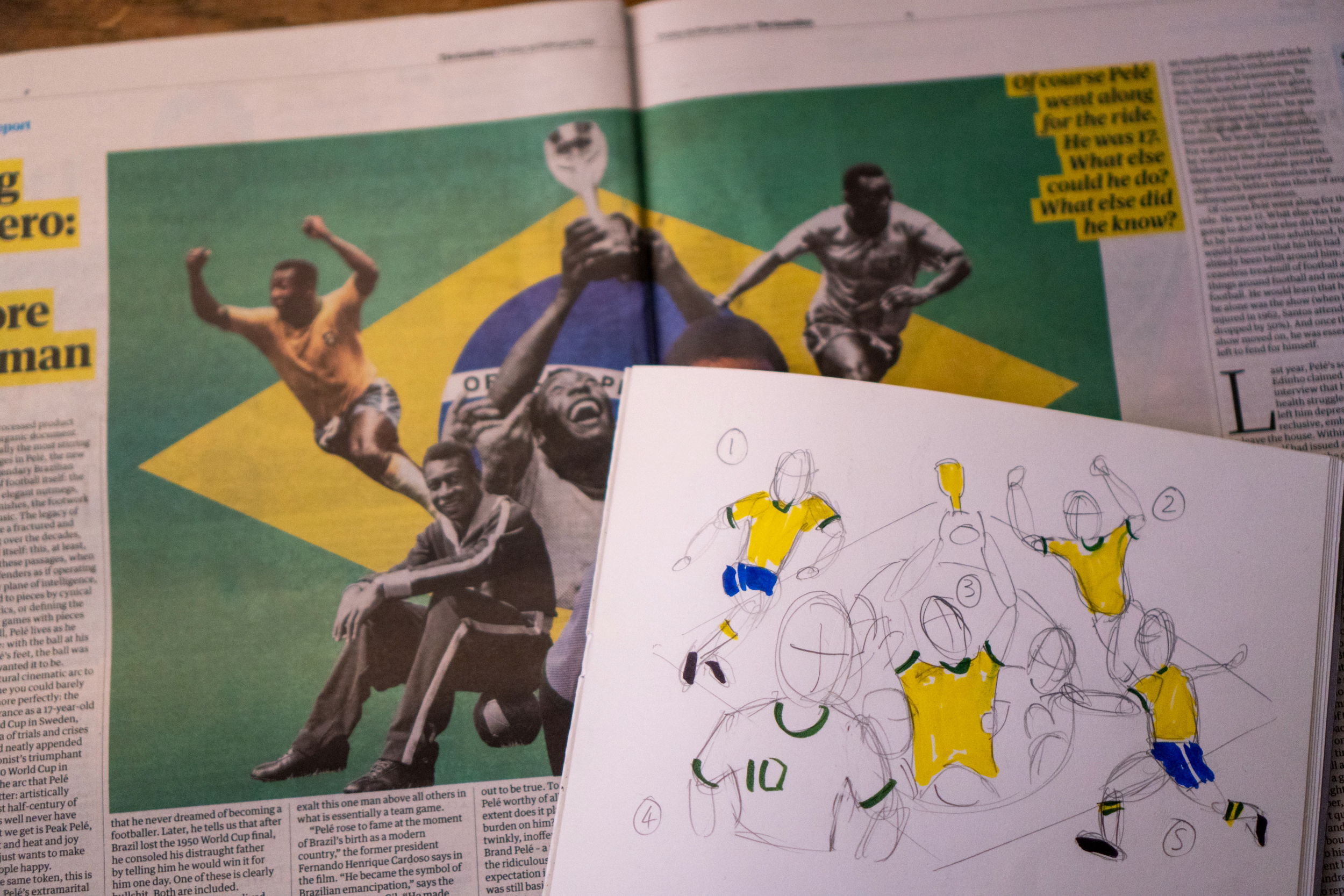 The Guardian Pele composite image